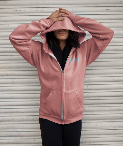 The "LBNY/CODA"- Womens Zip crop Hoodie